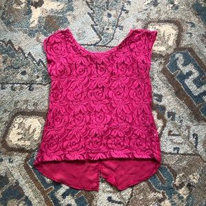 Charlotte Russe flowery shirt